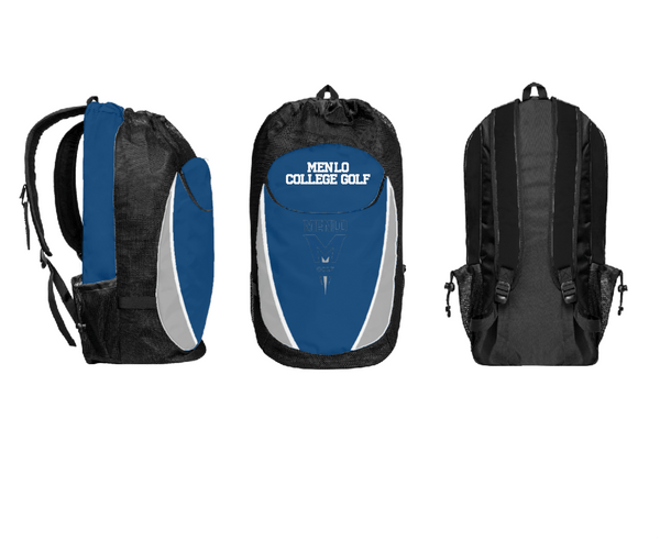 Gear Bag, Menlo College Golf, Golf, Teamtime, Team time, sublimation, custom sports apparel, team uniforms, spirit wear, spiritwear, sports uniforms, custom shirts, team store, custom team store, fundraiser sports, apparel fundraiser
