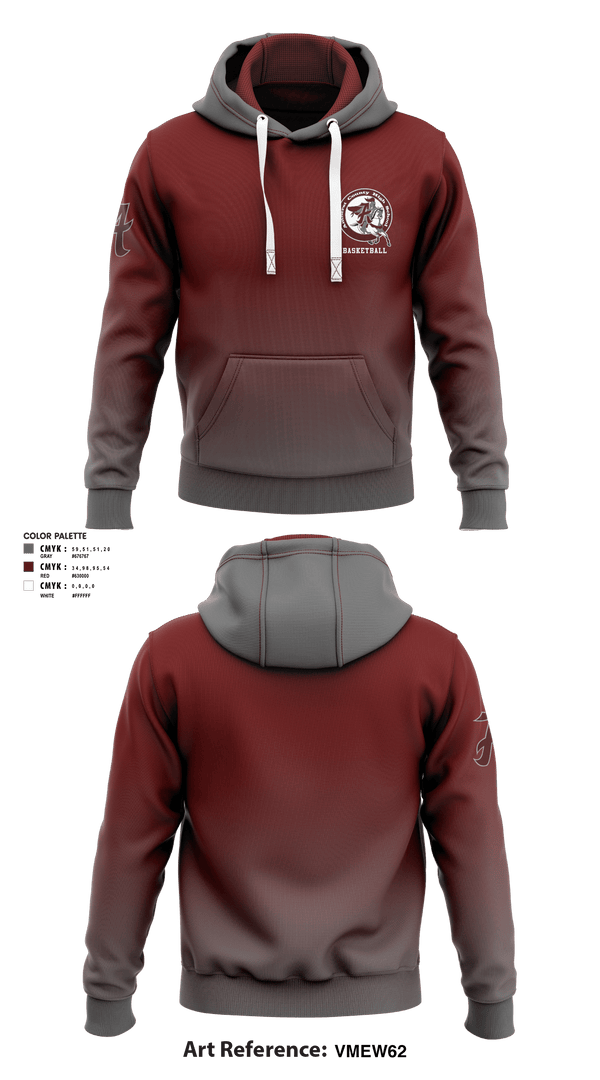 Hoodie, Amherst County High School Basketball, Men's Basketball, Teamtime, Team time, sublimation, custom sports apparel, team uniforms, spirit wear, spiritwear, sports uniforms, custom shirts, team store, custom team store, fundraiser sports, apparel fundraiser