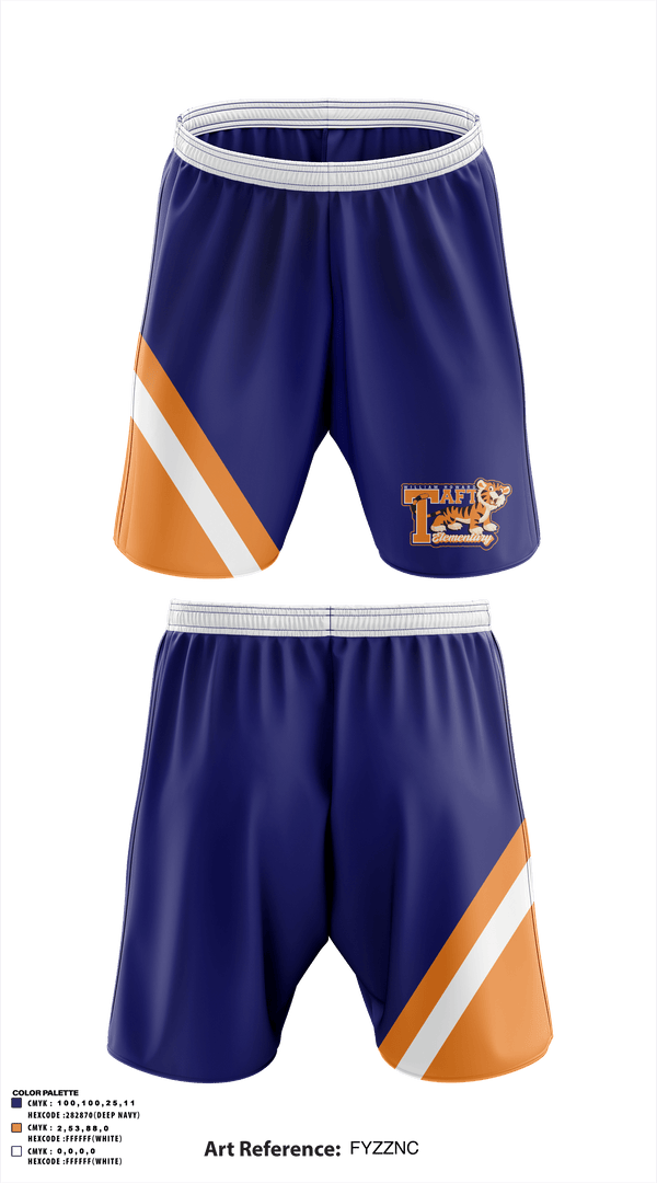 Athletic Shorts With Pockets, William Howard Taft Elementary School, Spirit Store, Teamtime, Team time, sublimation, custom sports apparel, team uniforms, spirit wear, spiritwear, sports uniforms, custom shirts, team store, custom team store, fundraiser sports, apparel fundraiser