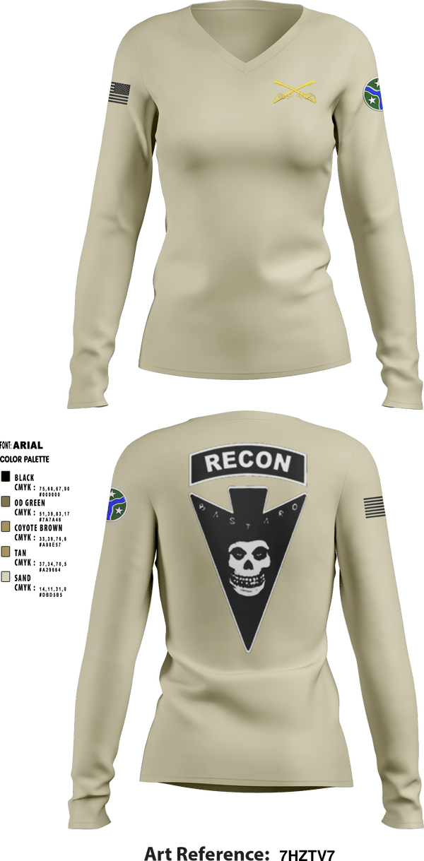 Women's Long Sleeve Vneck Shirt, , Army, Teamtime, Team time, sublimation, custom sports apparel, team uniforms, spirit wear, spiritwear, sports uniforms, custom shirts, team store, custom team store, fundraiser sports, apparel fundraiser