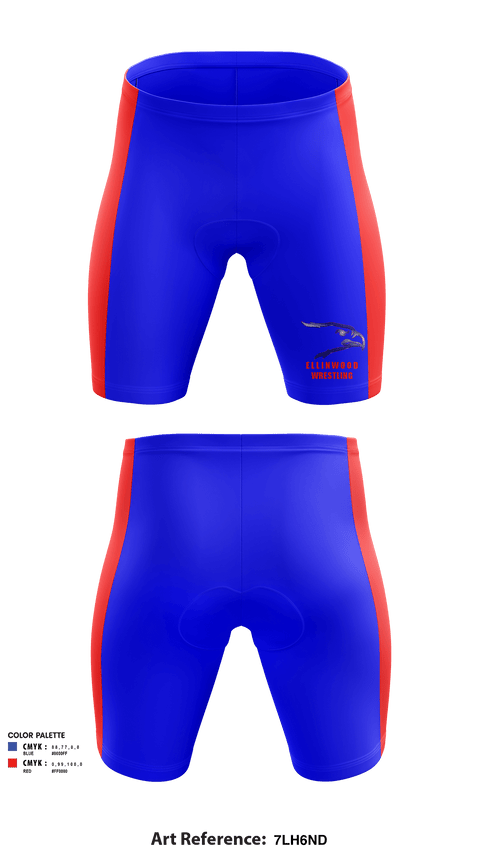 Men's Compression Shorts, Ellinwood Middle School Wrestling, Wrestling, Teamtime, Team time, sublimation, custom sports apparel, team uniforms, spirit wear, spiritwear, sports uniforms, custom shirts, team store, custom team store, fundraiser sports, apparel fundraiser