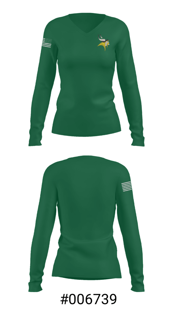 Women's Long Sleeve Vneck Shirt, Northside High School Swimming, Swimming, Teamtime, Team time, sublimation, custom sports apparel, team uniforms, spirit wear, spiritwear, sports uniforms, custom shirts, team store, custom team store, fundraiser sports, apparel fundraiser