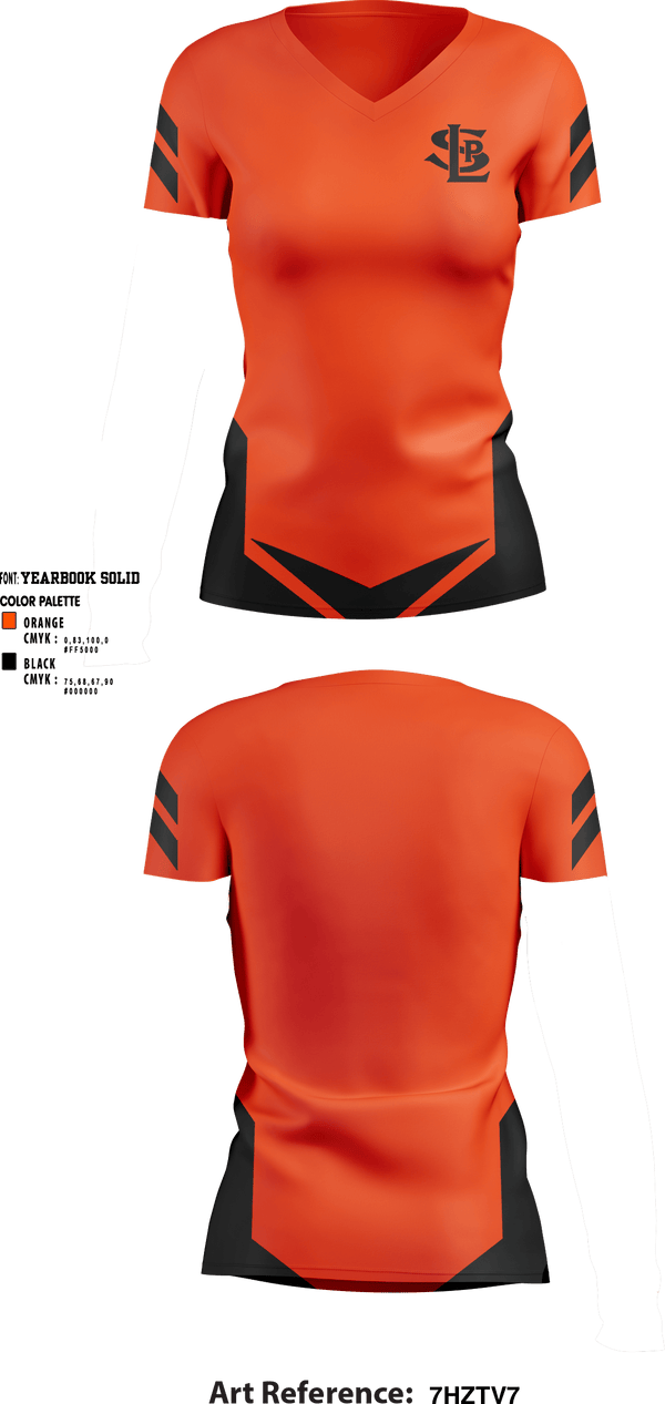 Women's Short Sleeve Vneck Shirt, Saint Louis Park High School Gymnastics, Spirit Store, Teamtime, Team time, sublimation, custom sports apparel, team uniforms, spirit wear, spiritwear, sports uniforms, custom shirts, team store, custom team store, fundraiser sports, apparel fundraiser