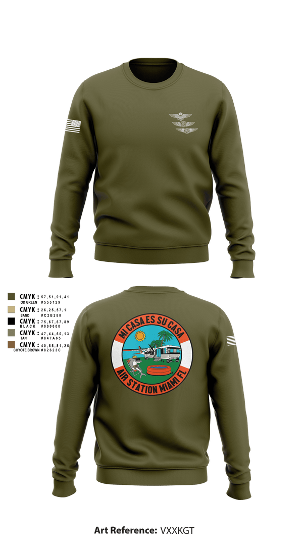 Crew Neck Sweatshirt, , Coast Guard, Teamtime, Team time, sublimation, custom sports apparel, team uniforms, spirit wear, spiritwear, sports uniforms, custom shirts, team store, custom team store, fundraiser sports, apparel fundraiser