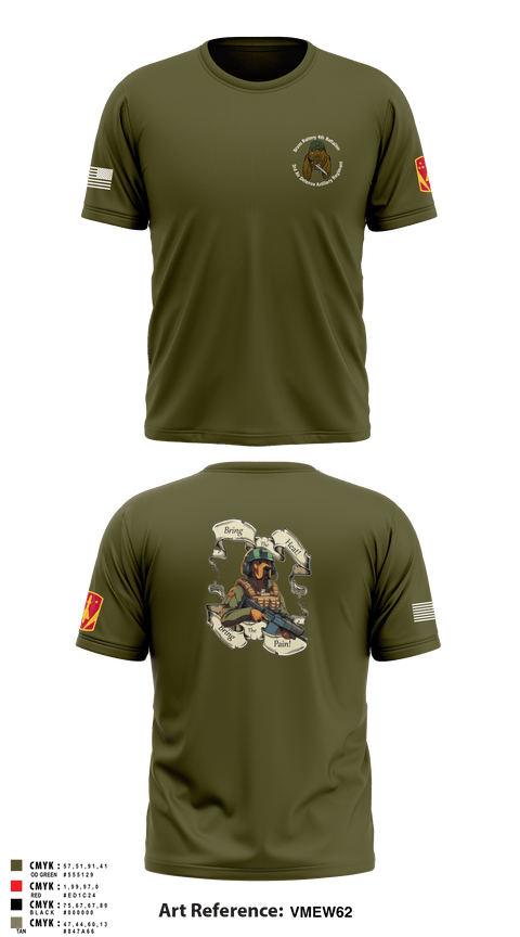 Long Sleeve Performance Shirt, Bravo Battery, 4th Battalion, 3rd Air Defense Artillery Regiment, Army, Teamtime, Team time, sublimation, custom sports apparel, team uniforms, spirit wear, spiritwear, sports uniforms, custom shirts, team store, custom team store, fundraiser sports, apparel fundraiser