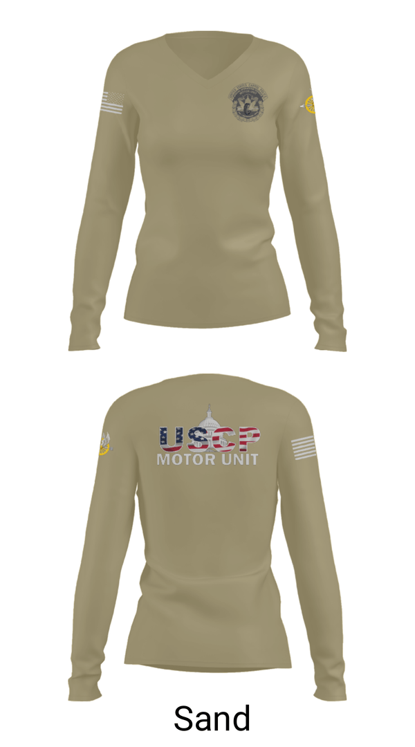 Women's Long Sleeve Vneck Shirt, , Police, Teamtime, Team time, sublimation, custom sports apparel, team uniforms, spirit wear, spiritwear, sports uniforms, custom shirts, team store, custom team store, fundraiser sports, apparel fundraiser
