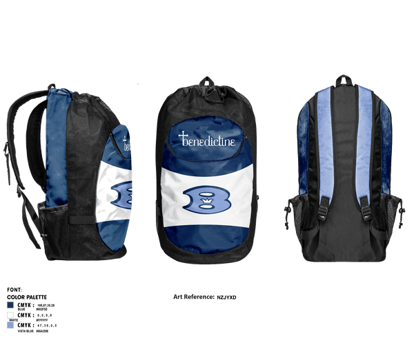 Gear Bag, Benedictine Wrestling, Wrestling, Teamtime, Team time, sublimation, custom sports apparel, team uniforms, spirit wear, spiritwear, sports uniforms, custom shirts, team store, custom team store, fundraiser sports, apparel fundraiser