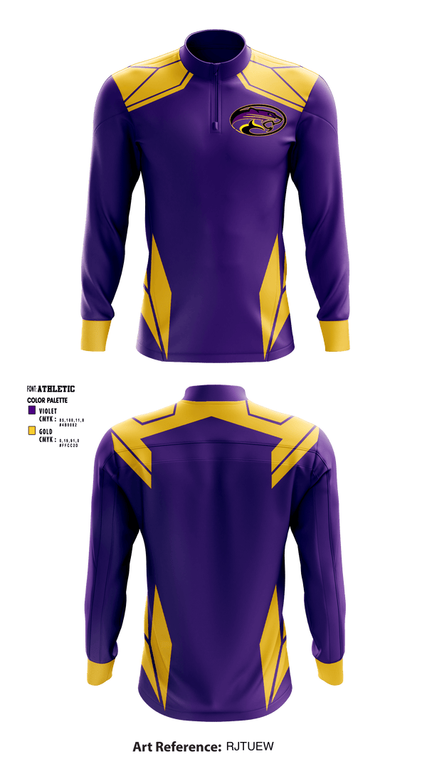 Quarter Zip Jacket, Rosa Parks Middle School, Spirit Store, Teamtime, Team time, sublimation, custom sports apparel, team uniforms, spirit wear, spiritwear, sports uniforms, custom shirts, team store, custom team store, fundraiser sports, apparel fundraiser
