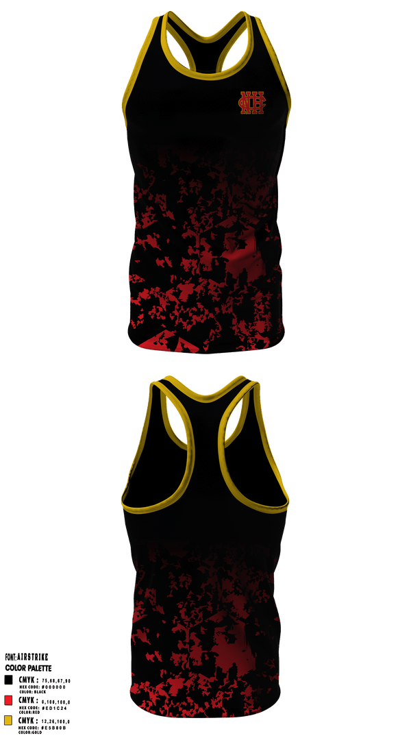 Tank Top, North College Hill High School Basketball, Women's Basketball, Teamtime, Team time, sublimation, custom sports apparel, team uniforms, spirit wear, spiritwear, sports uniforms, custom shirts, team store, custom team store, fundraiser sports, apparel fundraiser