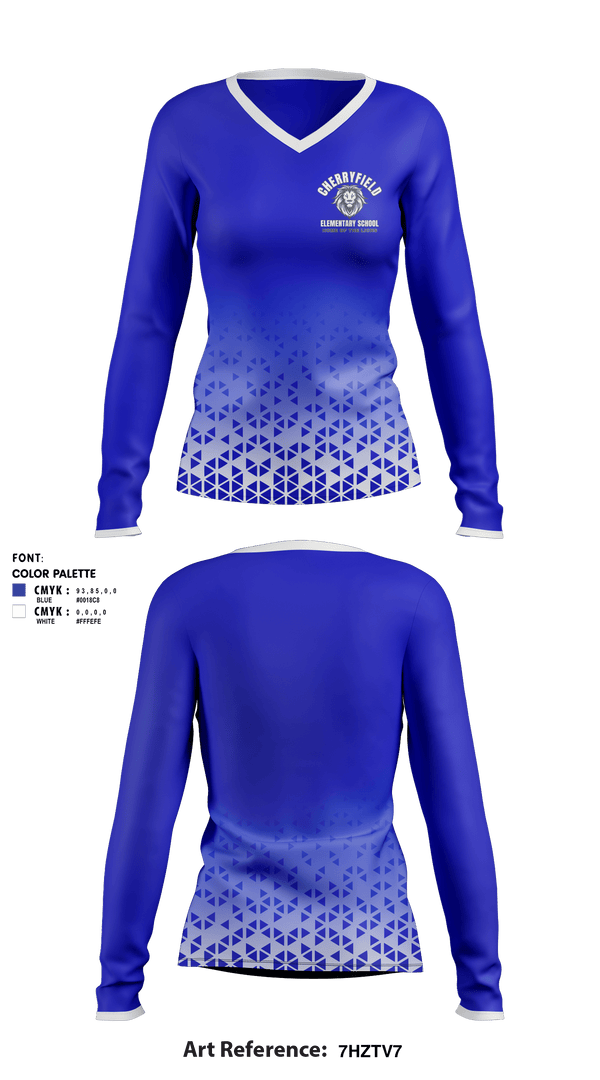 Women's Long Sleeve Vneck Shirt, Lions, Spirit Store, Teamtime, Team time, sublimation, custom sports apparel, team uniforms, spirit wear, spiritwear, sports uniforms, custom shirts, team store, custom team store, fundraiser sports, apparel fundraiser