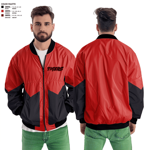 Windbreaker, Tigers, Men's Basketball, Teamtime, Team time, sublimation, custom sports apparel, team uniforms, spirit wear, spiritwear, sports uniforms, custom shirts, team store, custom team store, fundraiser sports, apparel fundraiser