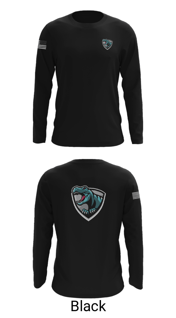 Long Sleeve Performance Shirt, Rex95 Dino’s, Bowling, Teamtime, Team time, sublimation, custom sports apparel, team uniforms, spirit wear, spiritwear, sports uniforms, custom shirts, team store, custom team store, fundraiser sports, apparel fundraiser