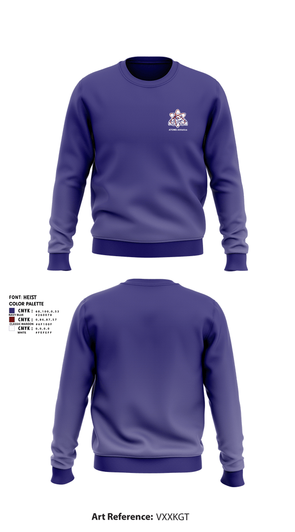 Crew Neck Sweatshirt, SYRACUSE ACADEMY, Men's Soccer, Teamtime, Team time, sublimation, custom sports apparel, team uniforms, spirit wear, spiritwear, sports uniforms, custom shirts, team store, custom team store, fundraiser sports, apparel fundraiser