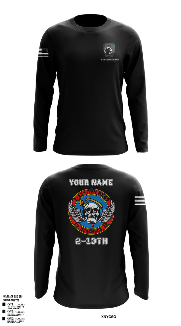 Long Sleeve Performance Shirt, D Co 2-13 AV REGT, Army, Teamtime, Team time, sublimation, custom sports apparel, team uniforms, spirit wear, spiritwear, sports uniforms, custom shirts, team store, custom team store, fundraiser sports, apparel fundraiser