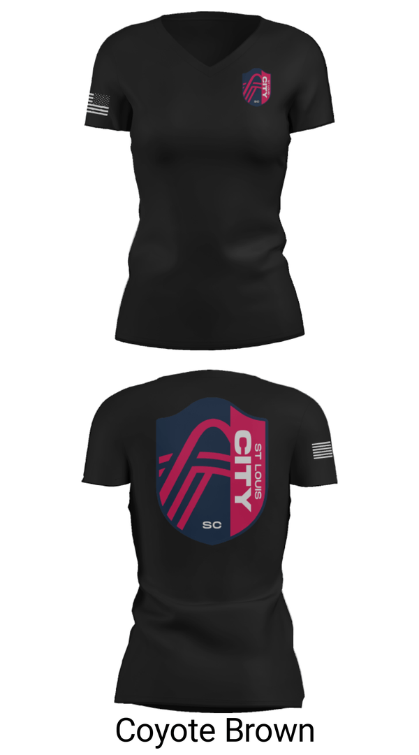Women's Short Sleeve Vneck Shirt, , Army, Teamtime, Team time, sublimation, custom sports apparel, team uniforms, spirit wear, spiritwear, sports uniforms, custom shirts, team store, custom team store, fundraiser sports, apparel fundraiser