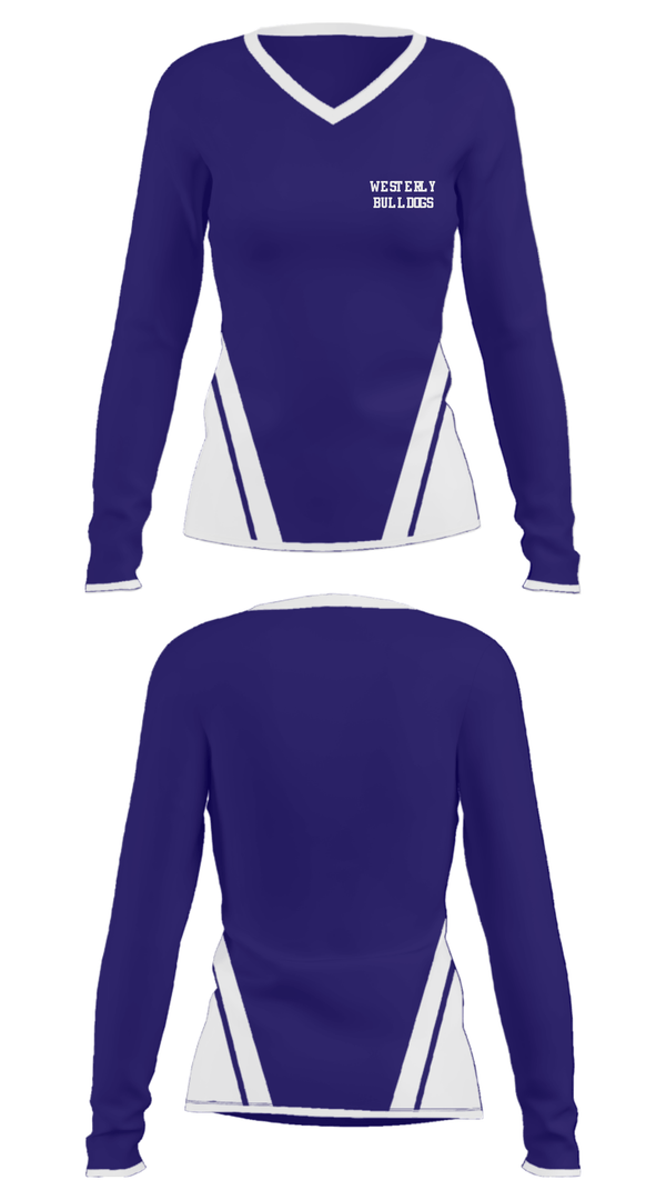 Women's Long Sleeve Vneck Shirt, Westerly Bulldogs, Men's Basketball, Teamtime, Team time, sublimation, custom sports apparel, team uniforms, spirit wear, spiritwear, sports uniforms, custom shirts, team store, custom team store, fundraiser sports, apparel fundraiser