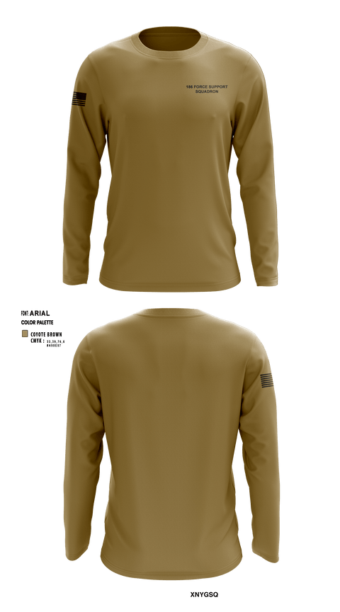 Long Sleeve Performance Shirt, 186 Force Support Squadron, Air Force, Teamtime, Team time, sublimation, custom sports apparel, team uniforms, spirit wear, spiritwear, sports uniforms, custom shirts, team store, custom team store, fundraiser sports, apparel fundraiser