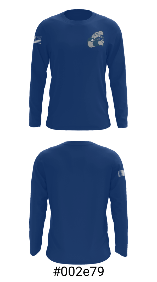 Long Sleeve Performance Shirt, Philipsburg-Osceola High School Basketball, Men's Basketball, Teamtime, Team time, sublimation, custom sports apparel, team uniforms, spirit wear, spiritwear, sports uniforms, custom shirts, team store, custom team store, fundraiser sports, apparel fundraiser