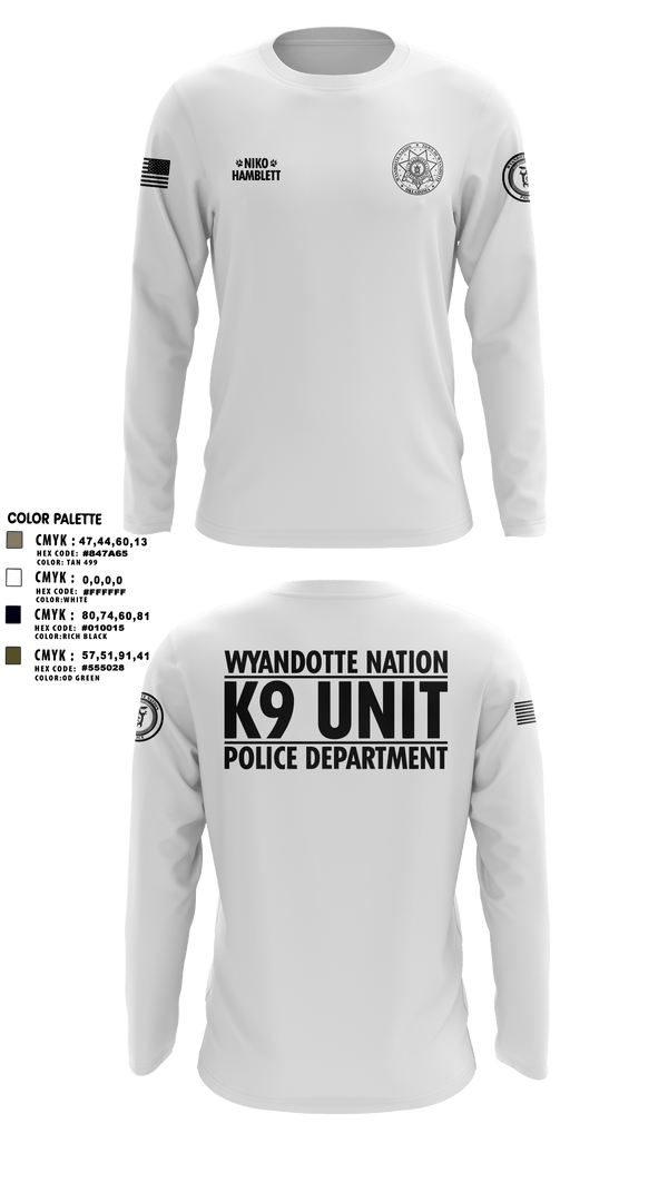 Long Sleeve Performance Shirt, , Police, Teamtime, Team time, sublimation, custom sports apparel, team uniforms, spirit wear, spiritwear, sports uniforms, custom shirts, team store, custom team store, fundraiser sports, apparel fundraiser