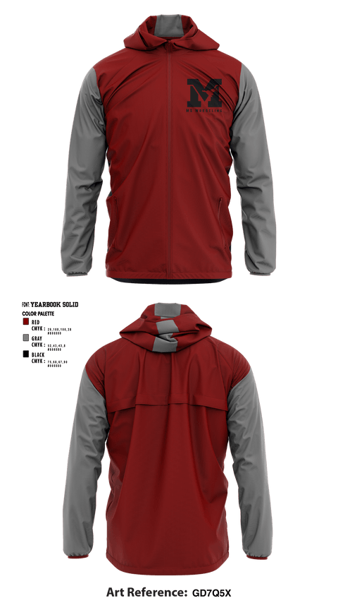 Windbreaker, Mount Vernon High School Wrestling, Wrestling, Teamtime, Team time, sublimation, custom sports apparel, team uniforms, spirit wear, spiritwear, sports uniforms, custom shirts, team store, custom team store, fundraiser sports, apparel fundraiser