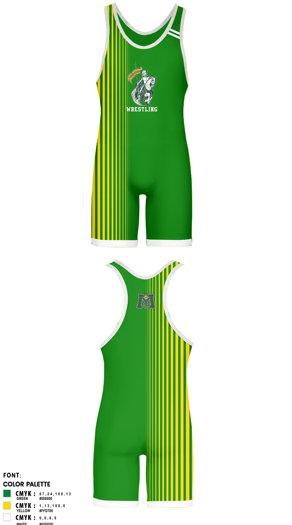 Wrestling Singlet, Muskegon Catholic Central High School Wrestling, Wrestling, Teamtime, Team time, sublimation, custom sports apparel, team uniforms, spirit wear, spiritwear, sports uniforms, custom shirts, team store, custom team store, fundraiser sports, apparel fundraiser