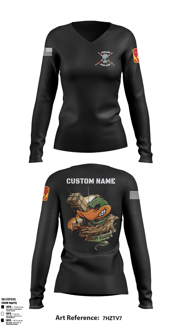 Women's Long Sleeve Vneck Shirt, , Army, Teamtime, Team time, sublimation, custom sports apparel, team uniforms, spirit wear, spiritwear, sports uniforms, custom shirts, team store, custom team store, fundraiser sports, apparel fundraiser
