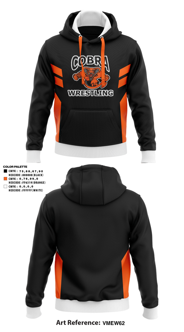 Hoodie, Cobra Wrestling, Wrestling, Teamtime, Team time, sublimation, custom sports apparel, team uniforms, spirit wear, spiritwear, sports uniforms, custom shirts, team store, custom team store, fundraiser sports, apparel fundraiser