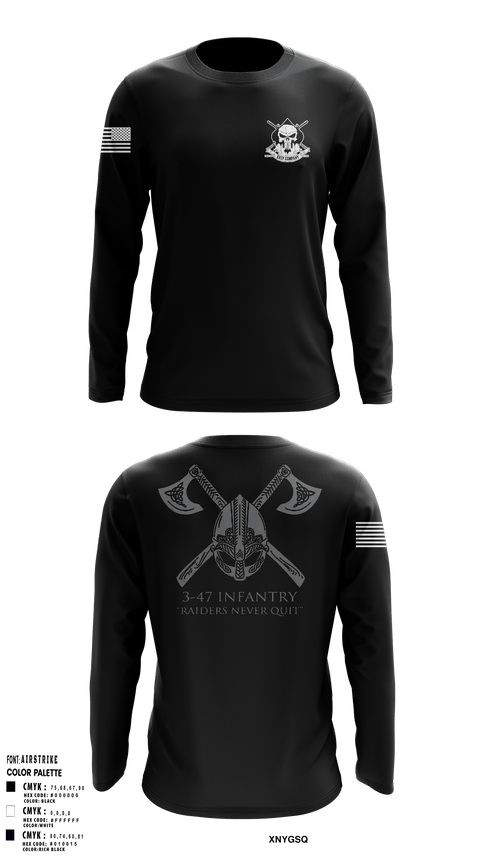 Long Sleeve Performance Shirt, Easy Company 3-47, , Teamtime, Team time, sublimation, custom sports apparel, team uniforms, spirit wear, spiritwear, sports uniforms, custom shirts, team store, custom team store, fundraiser sports, apparel fundraiser