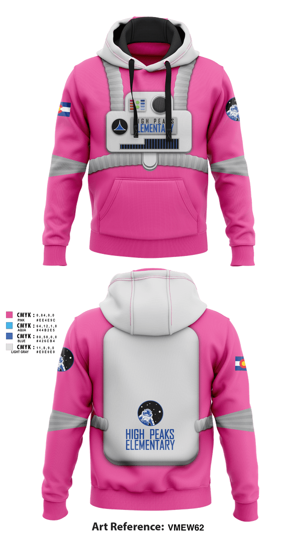 Hoodie, High Peaks Elementary School, Women's Volleyball, Teamtime, Team time, sublimation, custom sports apparel, team uniforms, spirit wear, spiritwear, sports uniforms, custom shirts, team store, custom team store, fundraiser sports, apparel fundraiser