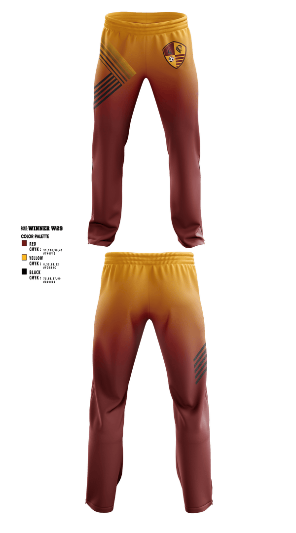 Sweatpants, Shadow Ridge High School Soccer, Men's Soccer, Teamtime, Team time, sublimation, custom sports apparel, team uniforms, spirit wear, spiritwear, sports uniforms, custom shirts, team store, custom team store, fundraiser sports, apparel fundraiser