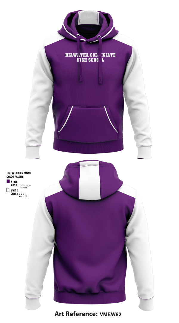Hoodie, Hiawatha Collegiate High School, Spirit Store, Teamtime, Team time, sublimation, custom sports apparel, team uniforms, spirit wear, spiritwear, sports uniforms, custom shirts, team store, custom team store, fundraiser sports, apparel fundraiser