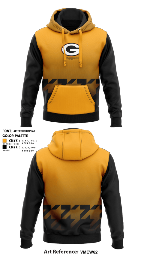 Hoodie, Green High School Bowling, Bowling, Teamtime, Team time, sublimation, custom sports apparel, team uniforms, spirit wear, spiritwear, sports uniforms, custom shirts, team store, custom team store, fundraiser sports, apparel fundraiser