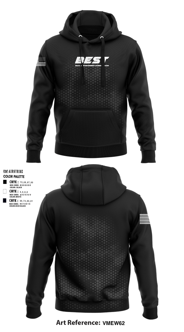 Hoodie, BEST (bail enforcement street team) fugitive apprehension and security, , Teamtime, Team time, sublimation, custom sports apparel, team uniforms, spirit wear, spiritwear, sports uniforms, custom shirts, team store, custom team store, fundraiser sports, apparel fundraiser