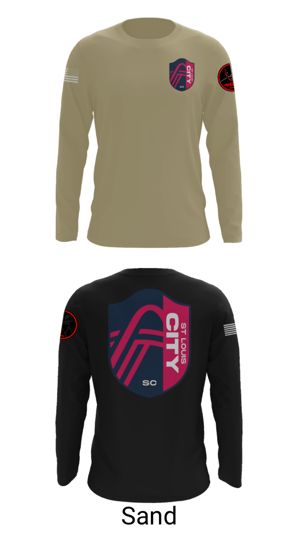 Long Sleeve Performance Shirt, , Army, Teamtime, Team time, sublimation, custom sports apparel, team uniforms, spirit wear, spiritwear, sports uniforms, custom shirts, team store, custom team store, fundraiser sports, apparel fundraiser