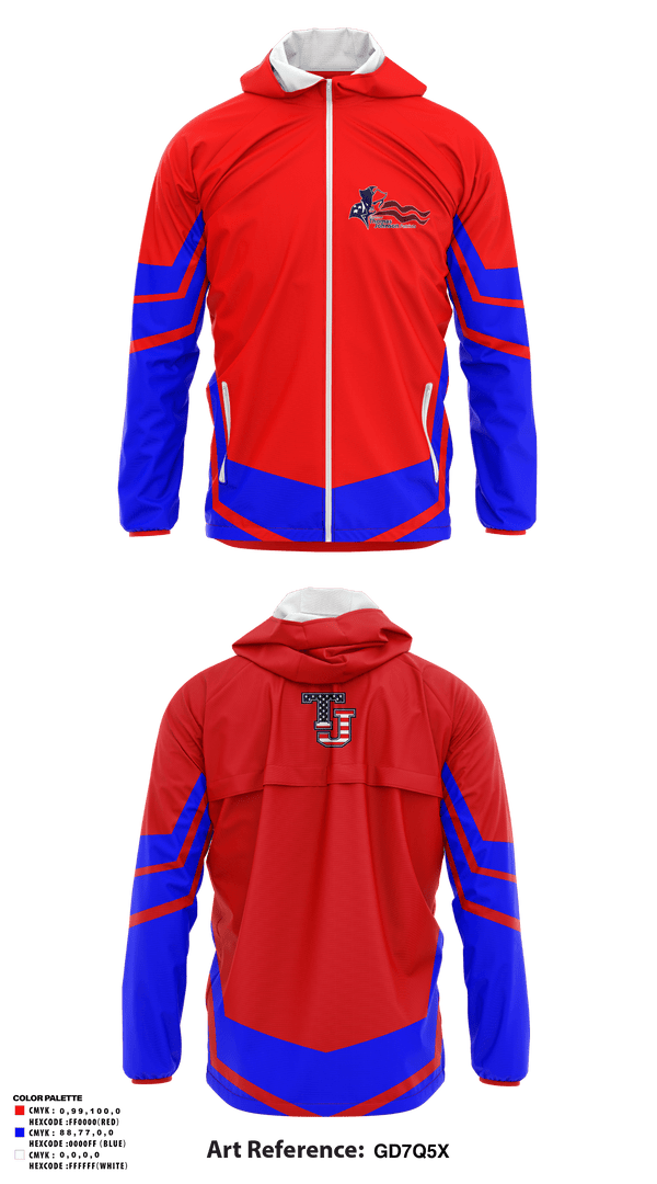 Windbreaker, Governor Thomas Johnson High School Lacrosse, Women's Lacrosse, Teamtime, Team time, sublimation, custom sports apparel, team uniforms, spirit wear, spiritwear, sports uniforms, custom shirts, team store, custom team store, fundraiser sports, apparel fundraiser