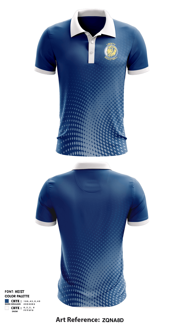 Short Sleeve Performance Polo, Liberty Christian School Basketball, Men's Basketball, Teamtime, Team time, sublimation, custom sports apparel, team uniforms, spirit wear, spiritwear, sports uniforms, custom shirts, team store, custom team store, fundraiser sports, apparel fundraiser