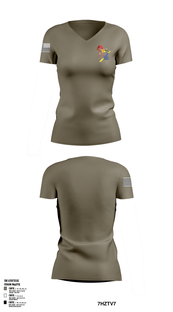 Women's Short Sleeve Vneck Shirt, , Army, Teamtime, Team time, sublimation, custom sports apparel, team uniforms, spirit wear, spiritwear, sports uniforms, custom shirts, team store, custom team store, fundraiser sports, apparel fundraiser