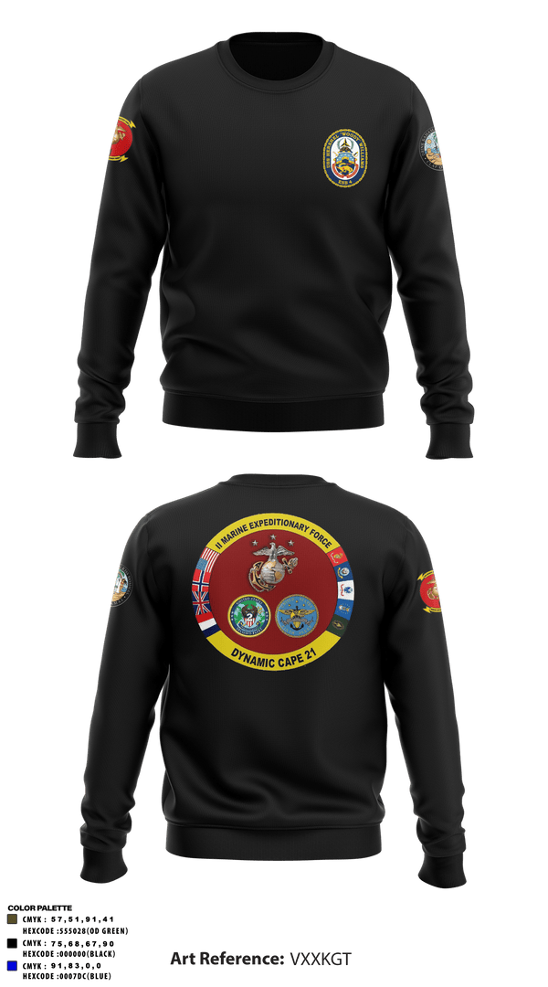 Crew Neck Sweatshirt, , Marines, Teamtime, Team time, sublimation, custom sports apparel, team uniforms, spirit wear, spiritwear, sports uniforms, custom shirts, team store, custom team store, fundraiser sports, apparel fundraiser