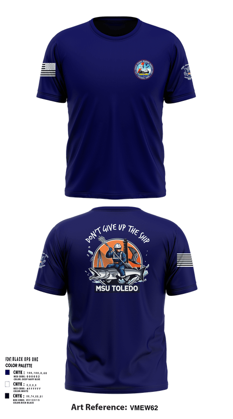 Short Sleeve Performance Shirt, MSU Toledo, Coast Guard, Teamtime, Team time, sublimation, custom sports apparel, team uniforms, spirit wear, spiritwear, sports uniforms, custom shirts, team store, custom team store, fundraiser sports, apparel fundraiser