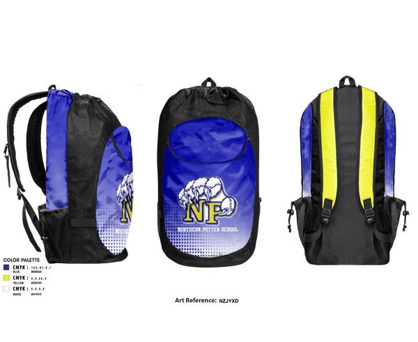 Gear Bag, Northern Potter School District, Spirit Store, Teamtime, Team time, sublimation, custom sports apparel, team uniforms, spirit wear, spiritwear, sports uniforms, custom shirts, team store, custom team store, fundraiser sports, apparel fundraiser
