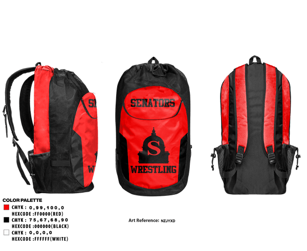 Gear Bag, Springfield High School Wrestling, Wrestling, Teamtime, Team time, sublimation, custom sports apparel, team uniforms, spirit wear, spiritwear, sports uniforms, custom shirts, team store, custom team store, fundraiser sports, apparel fundraiser