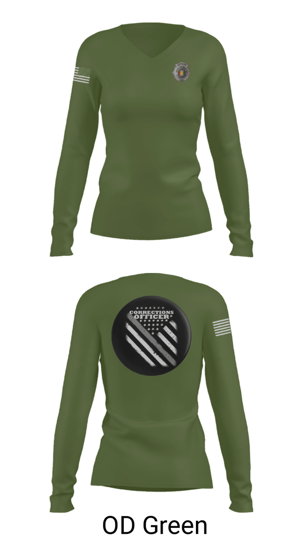 Women's Long Sleeve Vneck Shirt, , Police, Teamtime, Team time, sublimation, custom sports apparel, team uniforms, spirit wear, spiritwear, sports uniforms, custom shirts, team store, custom team store, fundraiser sports, apparel fundraiser