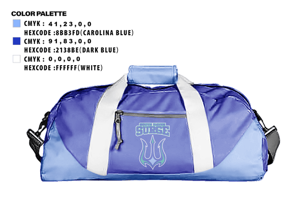 Duffle Bag, South Haven Surge, Baseball, Teamtime, Team time, sublimation, custom sports apparel, team uniforms, spirit wear, spiritwear, sports uniforms, custom shirts, team store, custom team store, fundraiser sports, apparel fundraiser