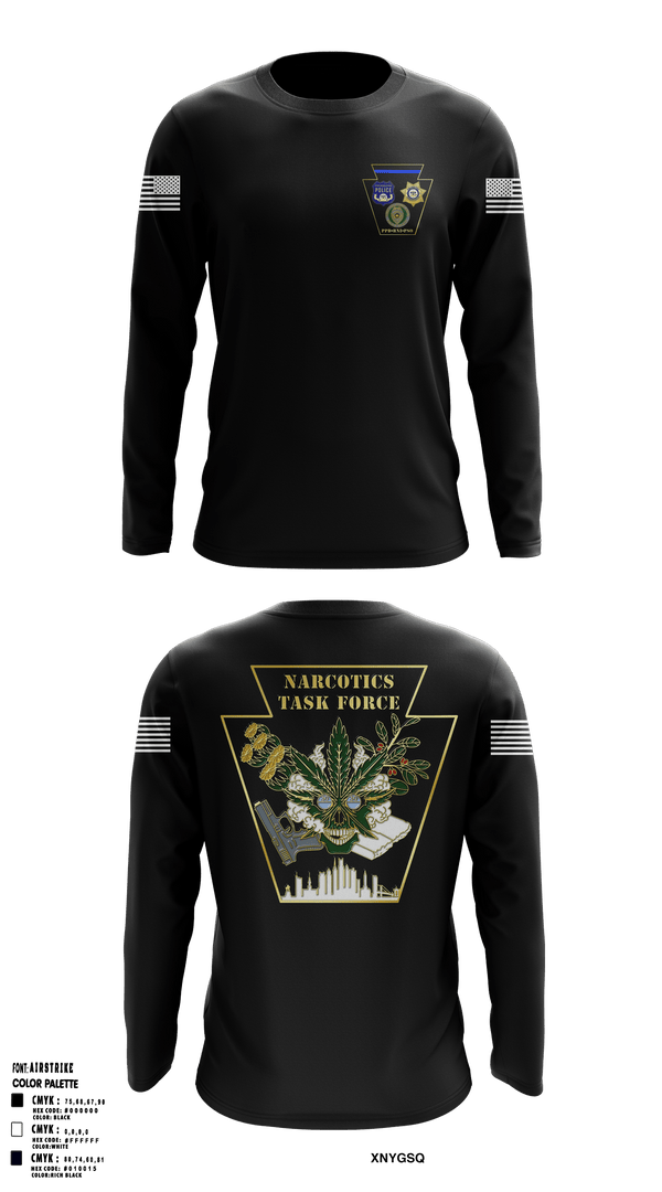 Long Sleeve Performance Shirt, Narcotics, Police, Teamtime, Team time, sublimation, custom sports apparel, team uniforms, spirit wear, spiritwear, sports uniforms, custom shirts, team store, custom team store, fundraiser sports, apparel fundraiser