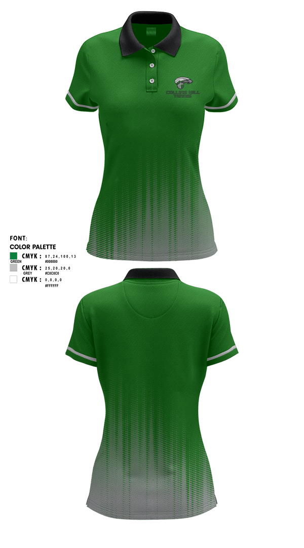Women's Short Sleeve Performance Polo, Collins Hill High School Tennis, Tennis, Teamtime, Team time, sublimation, custom sports apparel, team uniforms, spirit wear, spiritwear, sports uniforms, custom shirts, team store, custom team store, fundraiser sports, apparel fundraiser
