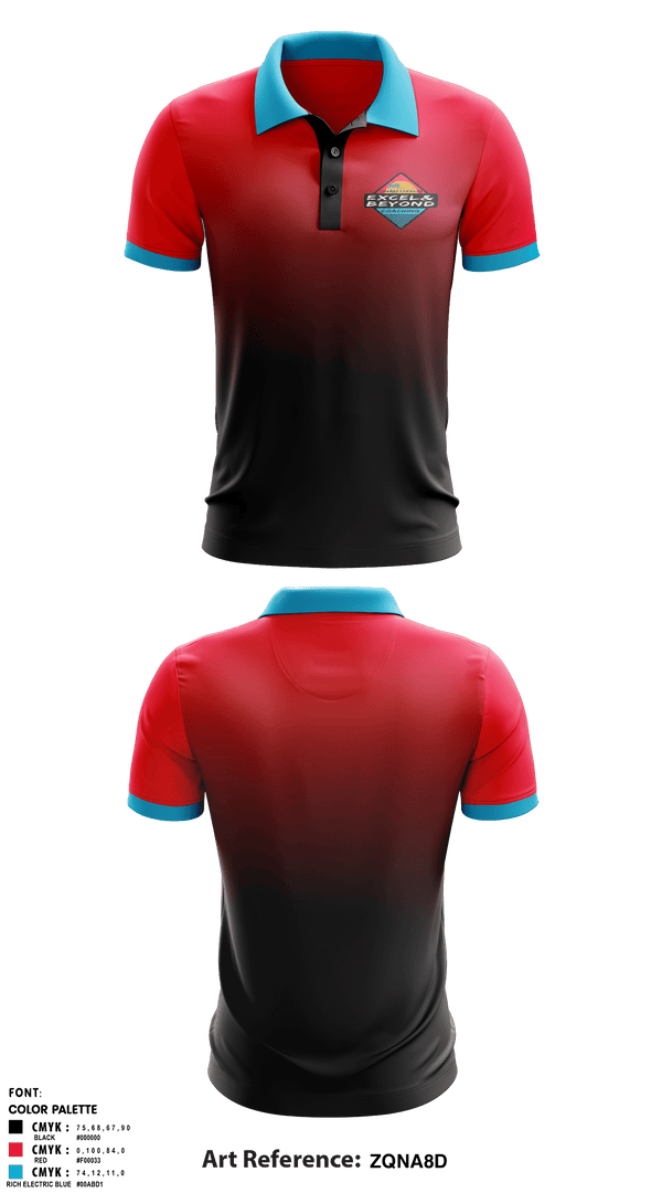 Short Sleeve Performance Polo, Excel & Beyond Coaching, Cycling, Teamtime, Team time, sublimation, custom sports apparel, team uniforms, spirit wear, spiritwear, sports uniforms, custom shirts, team store, custom team store, fundraiser sports, apparel fundraiser