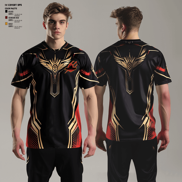 Short Sleeve Performance Shirt, Trident Militia, E-Sports, Teamtime, Team time, sublimation, custom sports apparel, team uniforms, spirit wear, spiritwear, sports uniforms, custom shirts, team store, custom team store, fundraiser sports, apparel fundraiser