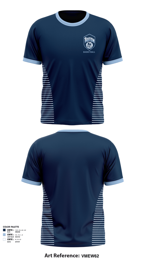 Short Sleeve Performance Shirt, Triton Youth Basketball, Men's Basketball, Teamtime, Team time, sublimation, custom sports apparel, team uniforms, spirit wear, spiritwear, sports uniforms, custom shirts, team store, custom team store, fundraiser sports, apparel fundraiser