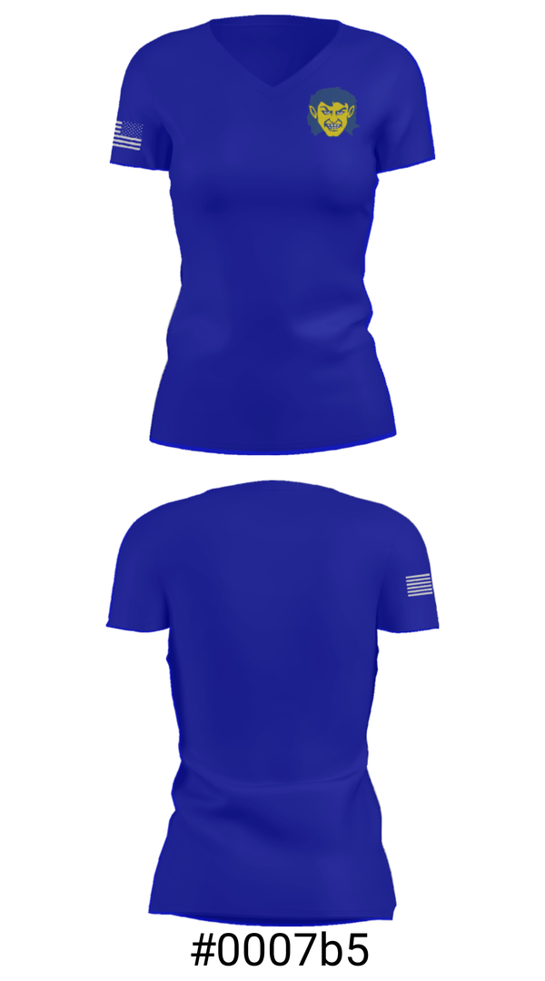 Women's Short Sleeve Vneck Shirt, Harrison Goblins, Spirit Store, Teamtime, Team time, sublimation, custom sports apparel, team uniforms, spirit wear, spiritwear, sports uniforms, custom shirts, team store, custom team store, fundraiser sports, apparel fundraiser