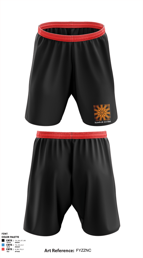 Athletic Shorts With Pockets, Kamlesh Art Hut, , Teamtime, Team time, sublimation, custom sports apparel, team uniforms, spirit wear, spiritwear, sports uniforms, custom shirts, team store, custom team store, fundraiser sports, apparel fundraiser